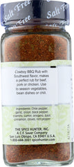 THE SPICE HUNTER: Cowboy Barbeque Rub Salt Free, 1.7 oz