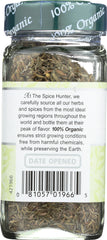 SPICE HUNTER: 100% Organic Thyme, 0.6 oz