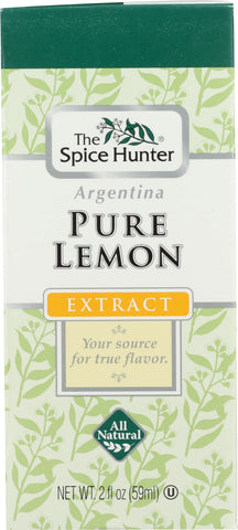 SPICE HUNTER: Pure Lemon Extract, 2 oz