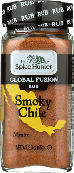 SPICE HUNTER: Rub Smokey Chile Global Fusion, 2.3 oz