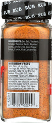 SPICE HUNTER: RUB SMKY TUMERIC GLBL FSN (2.400 OZ)