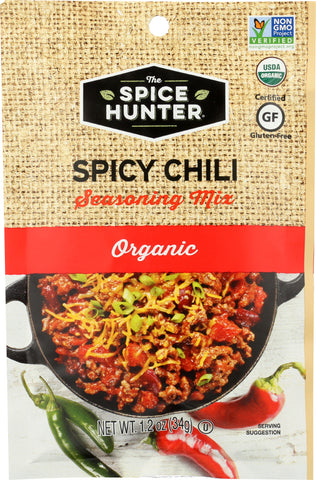 THE SPICE HUNTER: Spicy Chili Organic Seasoning Mix, 1.2 oz