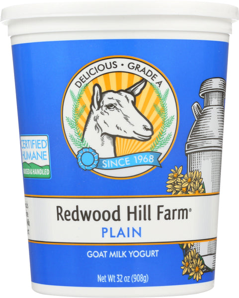 REDWOOD HILL FARM: Goat Milk Yogurt Plain, 32 oz