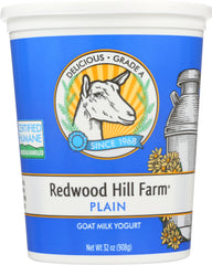 REDWOOD HILL FARM: Goat Milk Yogurt Plain, 32 oz