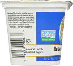 REDWOOD HILL FARM: Plain Goat Milk Yogurt, 6 oz