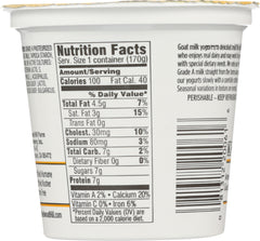 REDWOOD HILL FARM: Plain Goat Milk Yogurt, 6 oz