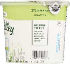 GREEN VALLEY CREAMERY: Organic Plain Lowfat Yogurt, 24 oz