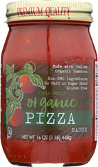 CASA VISCO: Organic Pizza Sauce, 16 oz