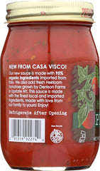 CASA VISCO: Organic Pizza Sauce, 16 oz