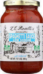 ROSELLIS: Low Sodium Spaghetti Sauce, 15.5 oz