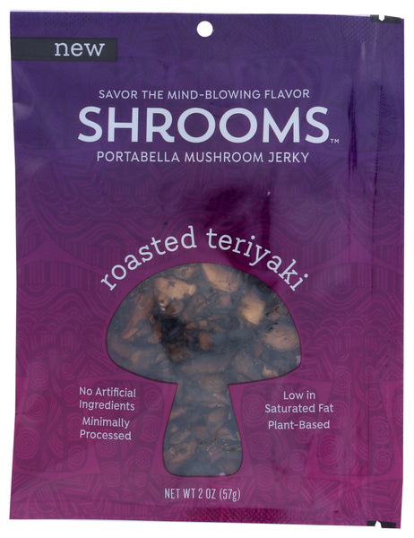 SHROOMS: Roasted Teriyaki Mushroom Jerky, 2 oz