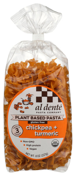 AL DENTE: Chickpea Turmeric Pasta, 8 oz