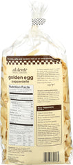 AL DENTE: Pappardelle Pasta Noodles Golden Egg, 12 oz