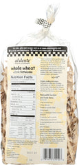 AL DENTE: Pasta Whole Wheat Fettuccine, 12 oz