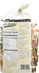 AL DENTE: Fiesta Tri-Color Noodles Fettuccine, 12 Oz