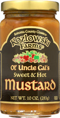 KOZLOWSKI FARMS: Sweet & Hot Mustard, 10 oz