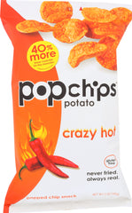 POPCHIPS: Chip Crazy Hot, 5 oz