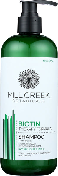 MILL CREEK: Biotin Shampoo, 14 oz