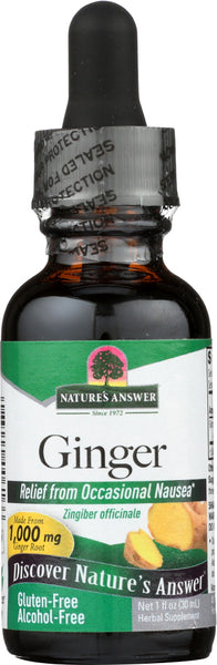 NATURE'S ANSWER: Ginger Alcohol-Free 1,000 mg, 1 oz