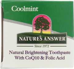 NATURE'S ANSWER: PerioBrite Toothpaste Cool Mint, 4 oz