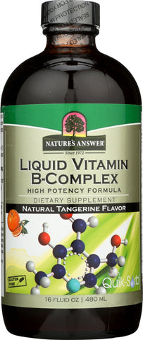 NATURES ANSWER: Liquid Vitamin B Complex, 16 oz