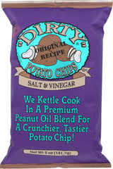 DIRTY POTATO CHIP: Chip Potato Sea Salt & Vinegar, 5 oz