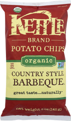 KETTLE BRAND: Organic Potato Chips Country Style Barbeque, 5 oz