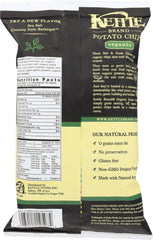 KETTLE FOODS: Salt & Fresh Ground Pepper Organic Potato Chips, 5 oz