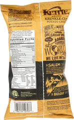 KETTLE BRAND: Krinkle Cut Potato Chips Salt and Fresh Ground Pepper, 5 oz