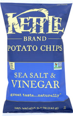 KETTLE BRAND: Potato Chips Sea Salt and Vinegar, 8.5 oz