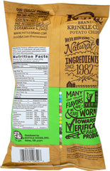 KETTLE BRAND: Krinkle Cut Potato Chips Dill Pickle, 8.5 oz