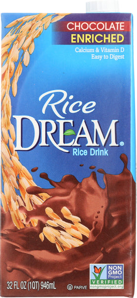 DREAM: Rice Dream Enriched Chocolate Rice Drink, 32 fo