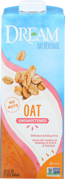 DREAM: Oat Beverage Unsweetened, 32 fo