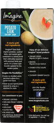 IMAGINE: Organic Creamy Potato Leek Soup, 32 oz