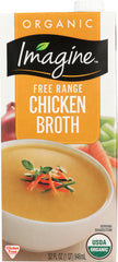 IMAGINE: Organic Free Range Chicken Broth, 32 oz