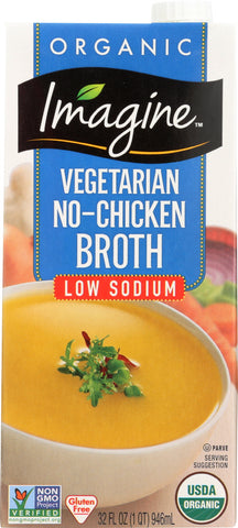 IMAGINE: Low Sodium No Chicken Broth, 32 oz