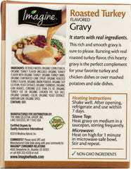 IMAGINE: Foods Organic Roasted Turkey Flavored Gravy, 13.5 oz
