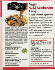 IMAGINE: Wild Mushroom Gravy Organic, 13.5 fo