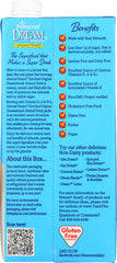 DREAM: Almond Dream Original Unsweetened Almond Drink, 32 fo