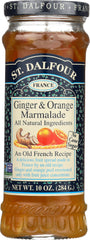 ST DALFOUR: Ginger & Orange Marmalade, 10 oz