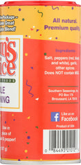 CAJUNS CHOICE: Creole Seasoning, 3.8 oz