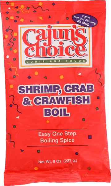 CAJUNS CHOICE: Seasoning Mix Seafood Boil, 8 oz