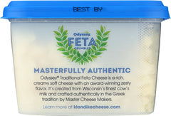 ODYSSEY: Traditional Feta Crumbled Cheese, 6 oz