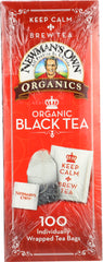 NEWMAN'S OWN ORGANICS: Organic Black Tea 100 Tea Bags, 7.05 oz