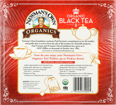 NEWMAN'S OWN ORGANICS: Organic Black Tea 100 Tea Bags, 7.05 oz