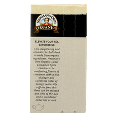 NEWMAN'S OWN ORGANICS: Sweet Cinnamon Spice Herbal Tea, 20 bg