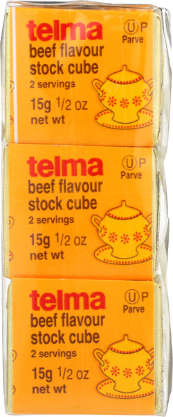 TELMA: Bouillon Cube Beef, 3 Pack, 1.5 oz