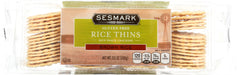 SESMARK: Gluten Free Rice Thins Brown Rice, 3.5 oz