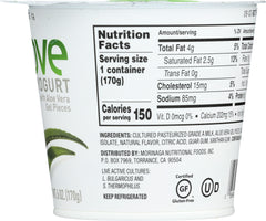 ALOVE: Original Aloe Vera Yogurt, 6 oz