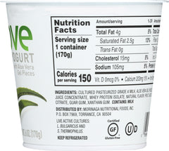 ALOVE: Blueberry Aloe Vera Yogurt, 6 oz